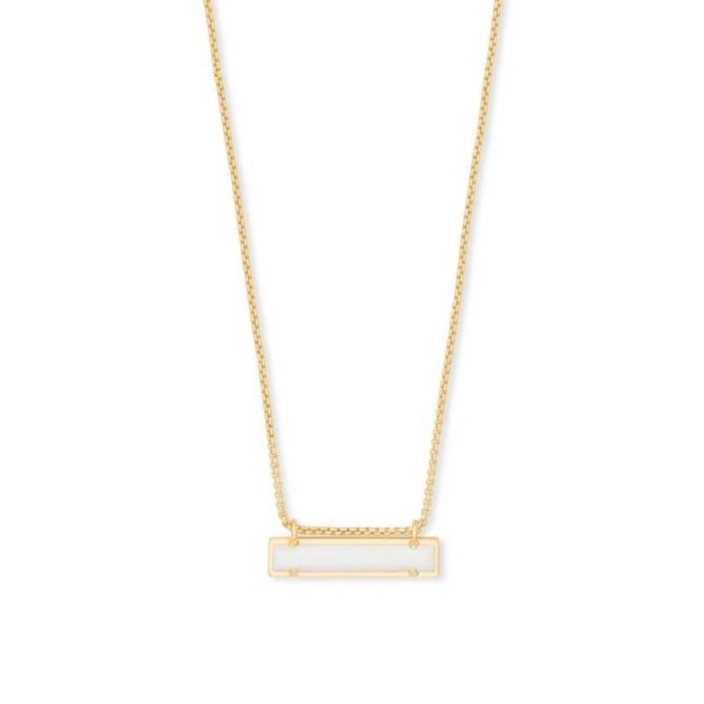 Kendra Scott Leanor Bar Necklace in Mother of Pearl